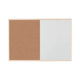 Bi Office Cork and Drywipe Combination Board 600mm x 400mm 102773 F