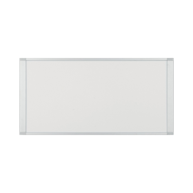 Bi Office Cubicle Whiteboard Magnetic Lacquered Steel Surface 900mm x 350mm 892035 F
