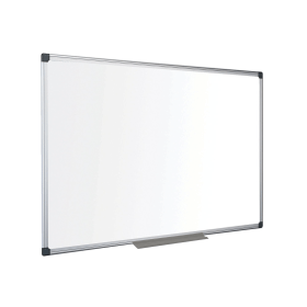 Bi Office Drywipe Board Non Magnetic Aluminium Trim 1800mm x 1200mm 194018 F