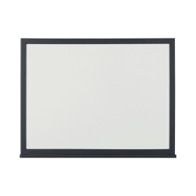 Bi Office Drywipe Board Non Magnetic Black Frame 600mm x 450mm 233821 F