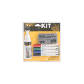 Bi Office Drywipe Non Magnetic Whiteboard Kit KT0707 412457 F