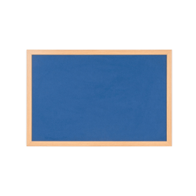 Bi Office Earth Blue Felt Notice Board 1200mm x 900mm 389726 F