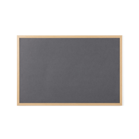 Bi Office Earth Executive Felt Noticeboard 1800mm x 1200mm Grey Oak MDF Frame 753148 F