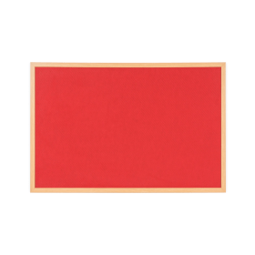 Bi Office Earth Executive Felt Noticeboard 900mm x 600mm Red Oak MDF Frame 470030 F