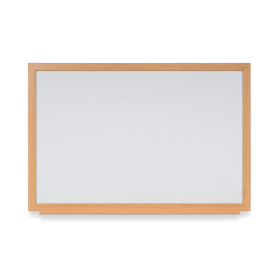 Bi Office Earth Prime Whiteboard Non Magnetic Melamine 1200mm x 900mm 389729 F