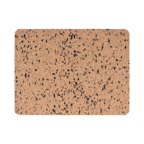 Bi Office Eco Frameless Retangular Board Double Sided Cork Black Eva 400mm x 300mm 896593 F