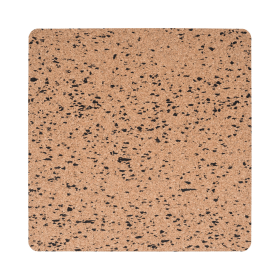 Bi Office Eco Frameless Square Board Double Sided Cork Black Eva 450mm x 450mm 896599 F