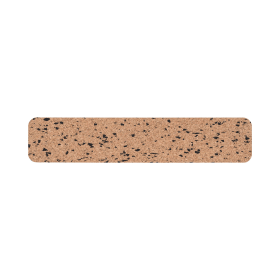 Bi Office Eco Frameless Stripe Board Double Sided Cork Black Eva 500mm x 100mm 896595 F