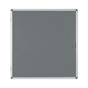 Bi Office Enclore Display Case Green Felt Acrylic Aluminium Frame 40 x A4 492925 F