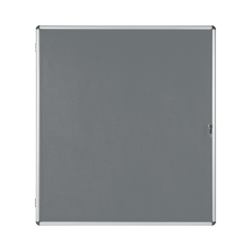 Bi Office Enclore Display Case Green Felt Acrylic Aluminium Frame 9 x A4 470139 F