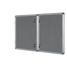 Bi Office Enclore Fire Retardant Grey Lockable Door Top Hinged 18 x A4 543940 F
