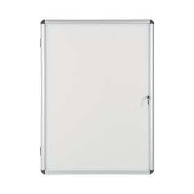Bi Office Enclore Magnetic Display Case Acrylic Door Aluminium Frame 4 x A4 543947 F