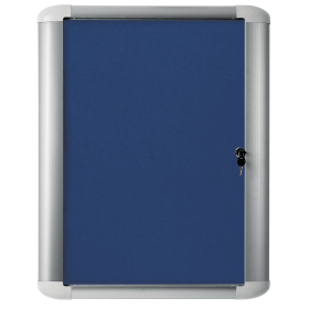 Bi Office Enclore Magnetic Display Case Acrylic Door Aluminium Frame 9 x A4 166413 F