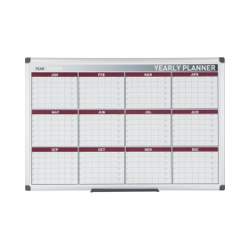 Bi Office Maya 12 Month Magnetic Annual Planner 900mm x 600mm 470105 F