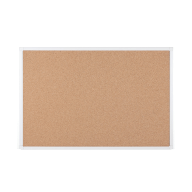 Bi Office Maya Antimicrobial Cork Board Aluminium Frame 1800mm x 1200mm 492837 F