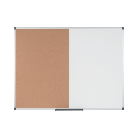 Bi Office Maya Combination Board Cork Drywipe Surface 1200mm x 900mm 470144 F