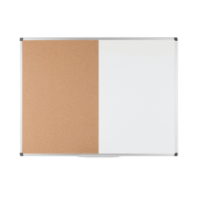 Bi Office Maya Combination Board Cork Drywipe Surface 1800mm x 900mm 892018 F