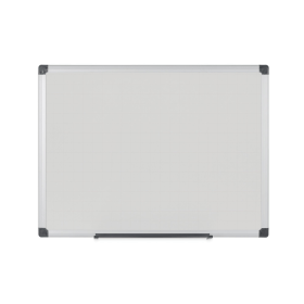 Bi Office Maya Drywipe Board Double Sided Plain Gridded 1500mm x 1200mm 470116 F