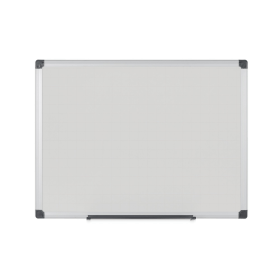 Bi Office Maya Drywipe Board Double Sided Plain Gridded 2400mm x 1200mm 470119 F