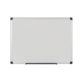 Bi Office Maya Drywipe Board Double Sided Plain Gridded 900mm x 600mm 470111 F