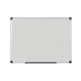 Bi Office Maya Drywipe Double Sided Board Plain Gridded 1800mm x 1200mm 459547 F