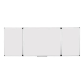 Bi Office Maya Trio Whiteboard Magnetic Steel Surface 1200mm x 900mm 463543 F