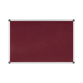 Bi Office New Generation A9 Burgundy Felt Noticeboard 2400mm x 1200mm 470084 F