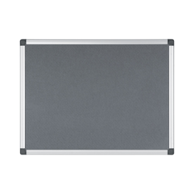 Bi Office New Generation A9 Grey Felt Noticeboard 600mm x 450mm 470079 F