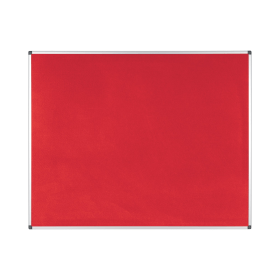 Bi Office New Generation A9 Red Felt Noticeboard 1500mm x 1200mm 481786 F
