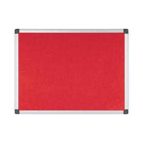 Bi Office New Generation A9 Red Felt Noticeboard 600mm x 450mm 470081 F