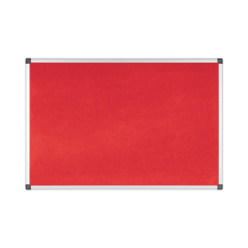 Bi Office New Generation A9 Red Felt Noticeboard 900mm x 600mm 463534 F