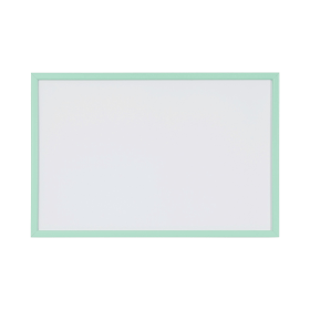Bi Office Pastel Whiteboard Non Magnetic Green Frame 600mm x 400mm 753193 F