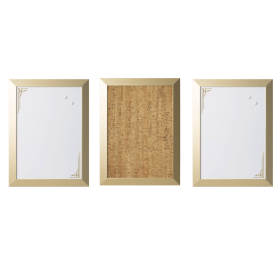 Bi Office Positive Flow Gold Message Boards 3 Pack 505495 F