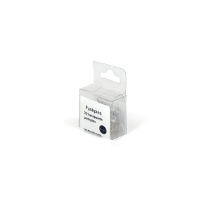 Bi Office Push Pins Clear 25 Pack PI0522 492908 F
