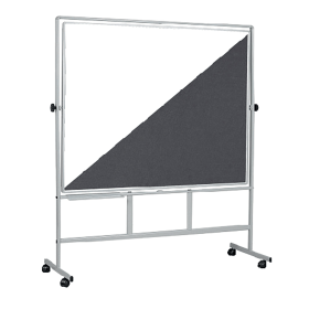 Bi Office Revolver Plus Whiteboard Magnetic Steel Felt Surface 1200mm x 900mm 753115 F