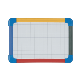 Bi Office Schoolmate Laptop A4 Board Double Sided Plain Grid Magnetic 10 Pack 492897 F