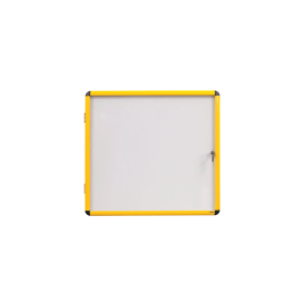 Bi Office Ultrabrite Display Case Acrylic Yellow Frame 940mm x 1290mm 16 x A4 478920 F