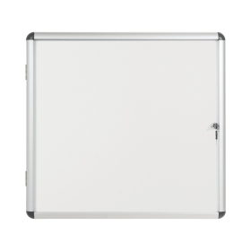 Bi Office Ultrabrite Magnetic Display Case Acrylic Yellow Aluminium Frame 9 x A4 753091 F
