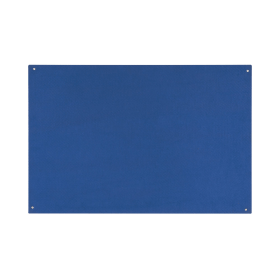 Bi Office Unframed Noticeboard Blue Felt Surface 1200mm x 900mm 470095 F