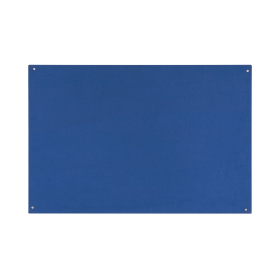 Bi Office Unframed Noticeboard Blue Felt Surface 1800mm x 1200mm 492862 F