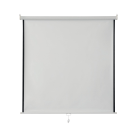 Bi Office Wall Projection Screen Manual Retraction 1500mm x 1500mm 492831 F