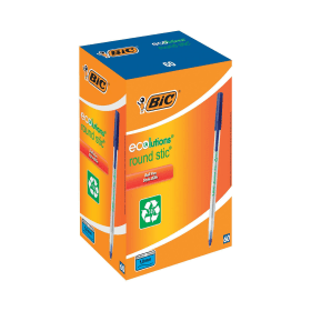 Bic ECOlutions Ballpoint Pen 0.4mm Line Blue 60 Pack 280651 F