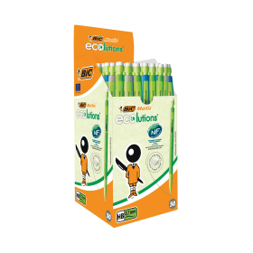 Bic Matic Ecolutions Mechanical Pencil HB 50 Pack 364158 F
