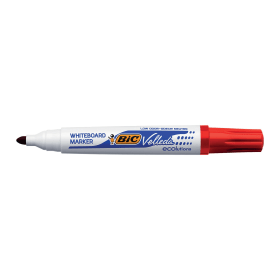 Bic Velleda 1701 Drywipe Markers Bullet Tip 1.5mm Line Red 12 Pack 121013 F