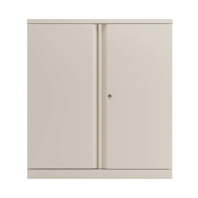 Bisley 2 Door Cupboard Empty 914x470x1000mm Chalk White KF78710 493574 F