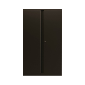 Bisley 2 Door Cupboard Empty 914x470x1570mm Black KF78714 493578 F