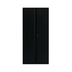 Bisley 2 Door Cupboard Empty 924x410x1970mm Black KF78717 493581 F