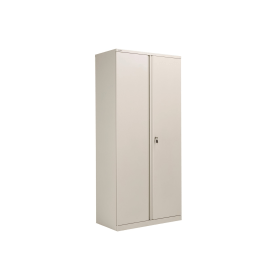 Bisley 2 Door Cupboard Empty 930mmx 480mm x 1975mm Goose Grey 482943 F