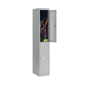 Bisley 2 Door Locker 305x305x1802mm Goose Grey CLK122 GOOSE 102154 F