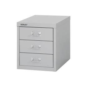 Bisley 3 Multidrawer Cabinet A4 279mm x 380mm x 325mm Grey H123NL 073 370951 F